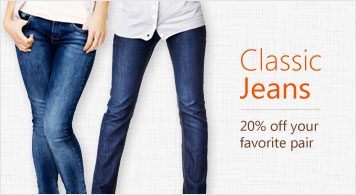 Classic Jeans 20% off your favorite pair