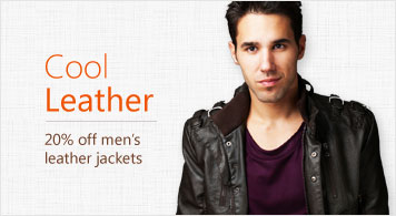 Cool Leather 20% off men 's leather jackets