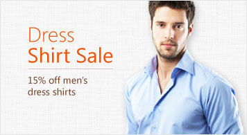 Dress Shirt Sale 15% off men ' s dress shirts