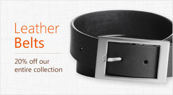 Leather Belts 20% off our entire collection