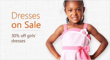 Dresses on Sale 30% off girls' dresses