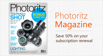 Photoritz Magazine Save 50% on your subscription renewal
