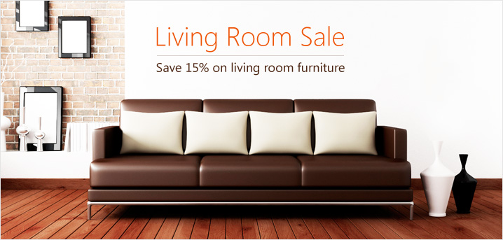 Living Room Sale Save 15% on Living Room furniture