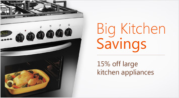 Big Kitchen Savings 15% off large kitchen appliances