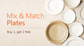 Mix and Match Plates Buy 1 get 1 free