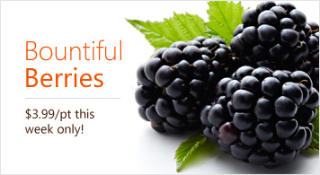 Bountiful Berries $3.99 per packet this week only