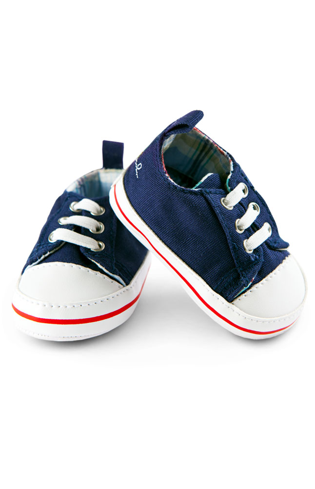 Image for Borsati Baby Canvas Shoes from AuroraESite