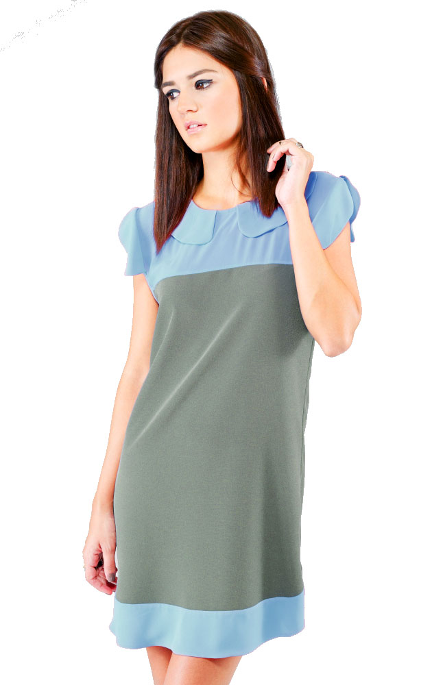 Image for Albini A-line Cotton Dress from AuroraESite