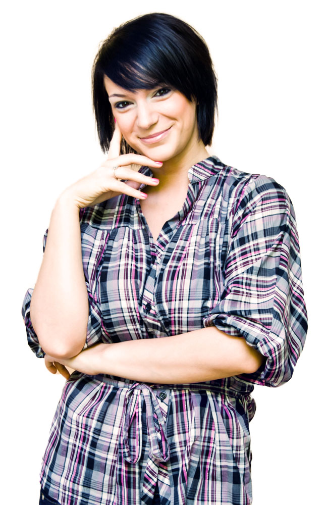 Image for Versatil Plaid Woven Top from AuroraESite